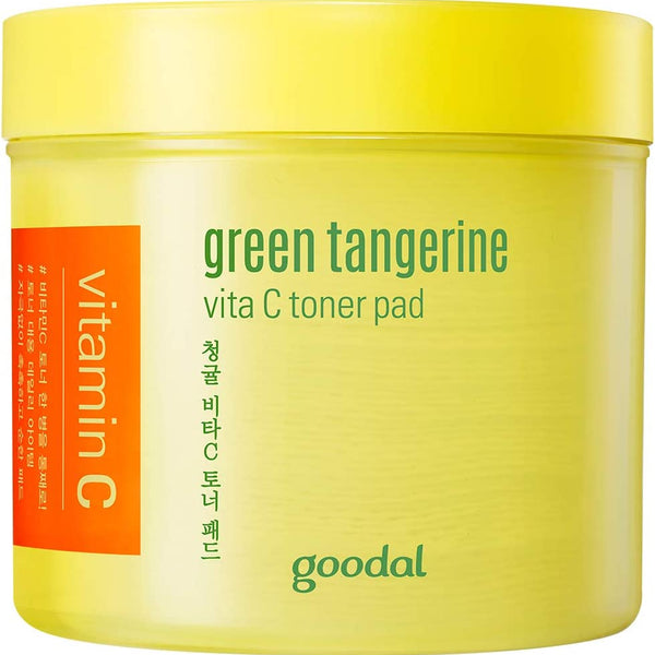 Almohadillas de tóner de mandarina verde envase frontal de GOODAL con 70 unidades.