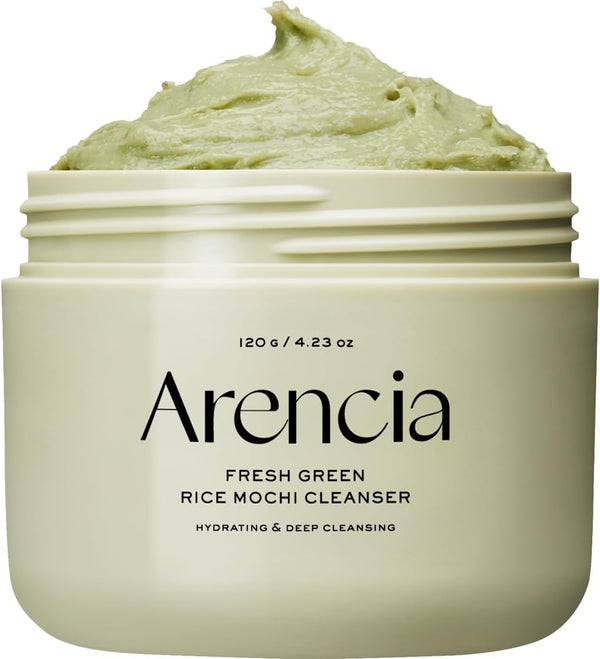 Fresh Green Rice Mochi Cleanser Arencia envase de 120 g.