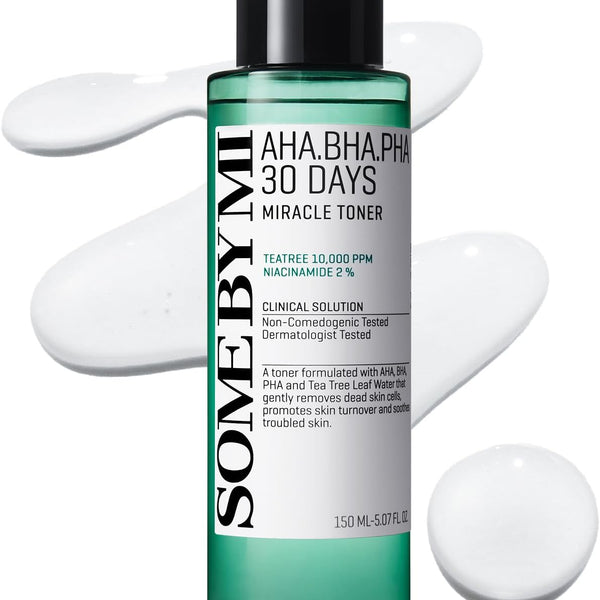 Tónico Exfoliante AHA BHA PHA Some By Mi envase frontal de 150 ml.