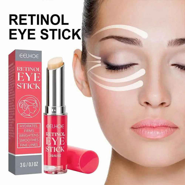 Stick Contorno de Ojos Retinol EELHOE junto a su caja de presentación.