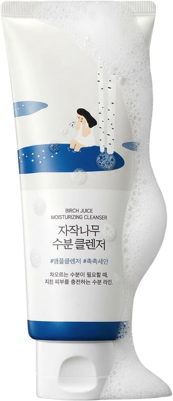 Round Lab Birch Juice Moisturizing Cleanser envase frontal de 150 ml.