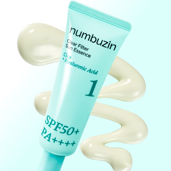 Protector Solar Sun Essence Numbuzin No.1 envase frontal de 50 ml.