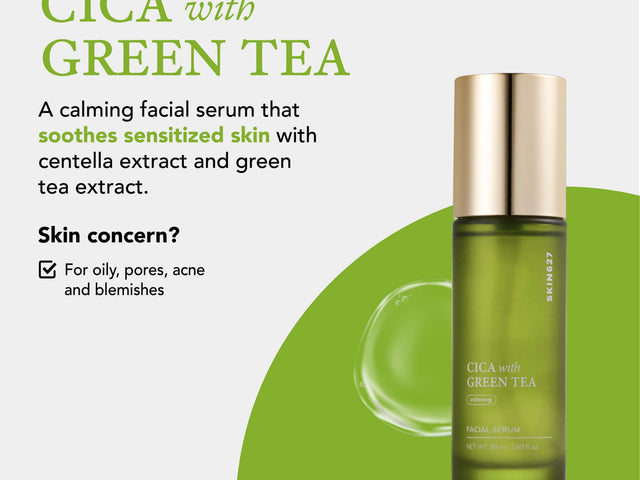 Centella asiática CICA en rutina de skincare calmante