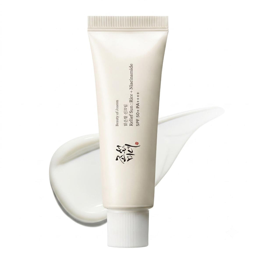 Kit Diario Beauty of Joseon: protector solar Relief Sun Rice + Niacinamide SPF50+ PA++++ de 50 ml