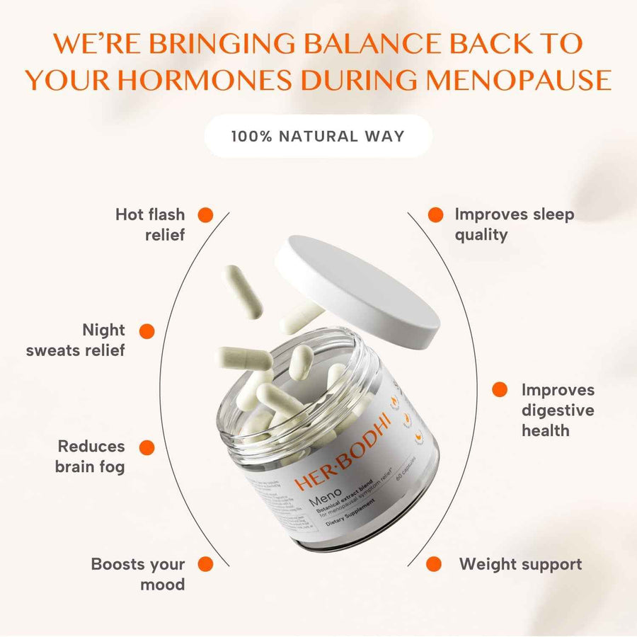 Her Bodhi Meno Menopausia con Ashwagandha 60 Cápsulas