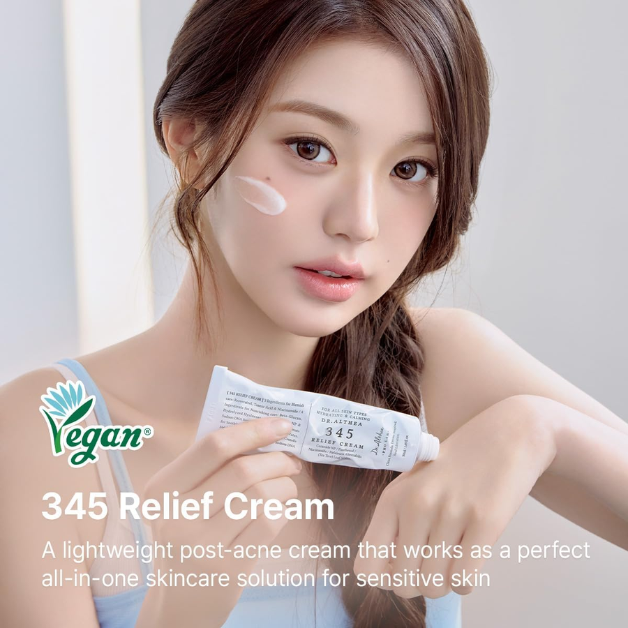 Crema Calmante Dr.Althea 345 Relief detalle de la etiqueta