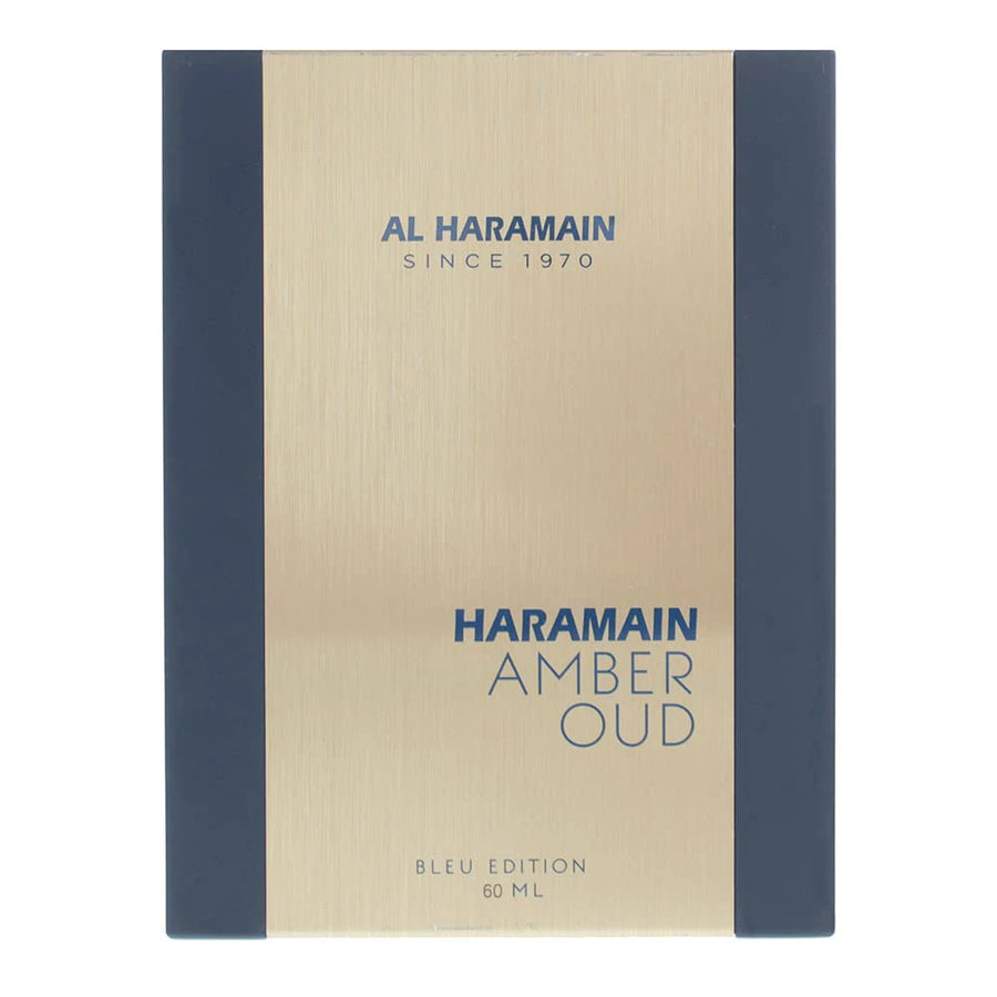 AL Haramain Amber Oud Blue Edition caja del producto
