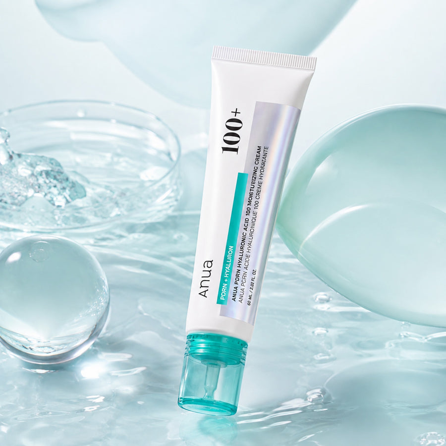 Crema Anua PDRN Ácido Hialurónico 100, textura de la crema