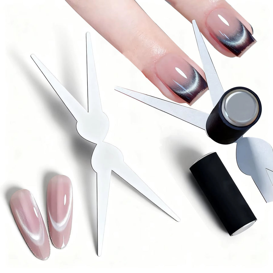 Set de Imanes para Nail Art IFANYUO doble cabezal magnético.