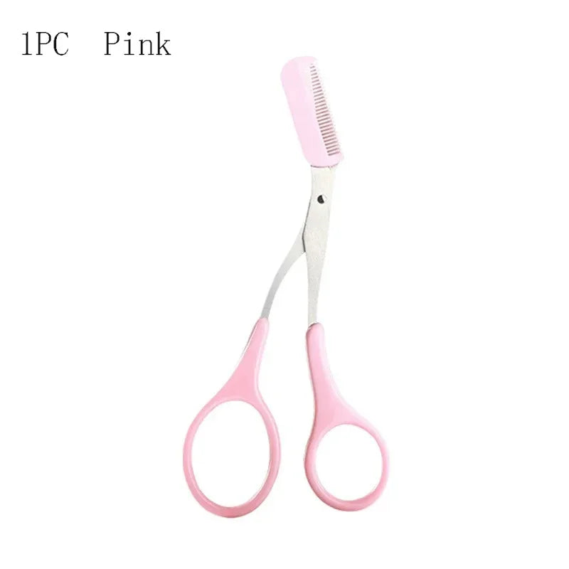 Tijeras para Cejas con Peine accesorio de maquillaje