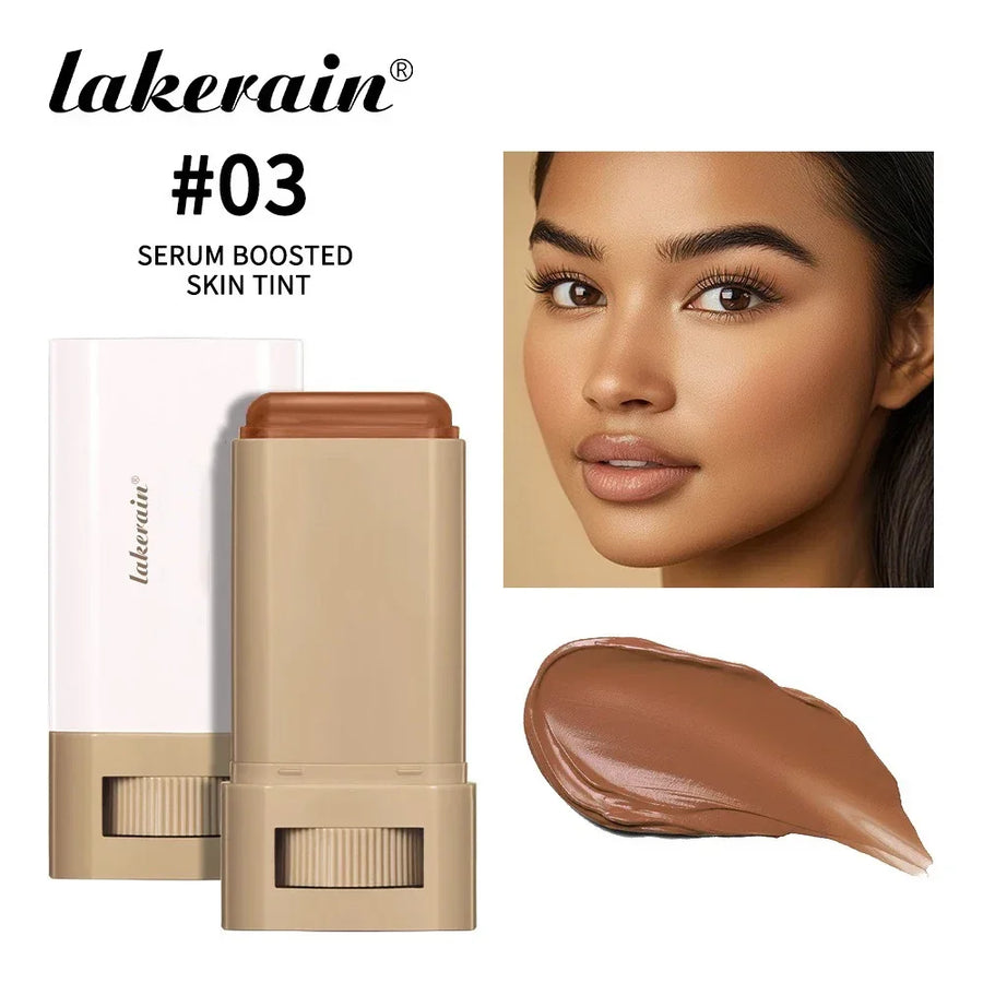 Stick de Base de Maquillaje con Sérum acabado natural luminoso.