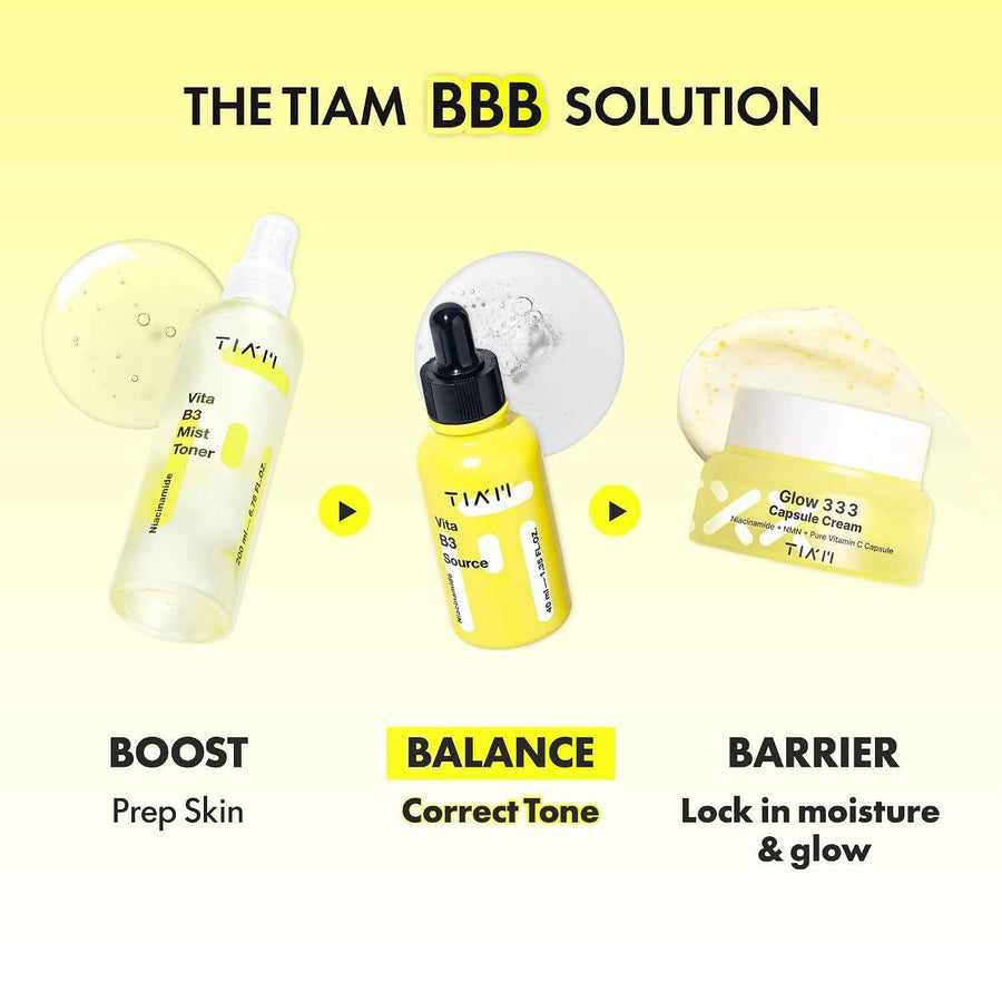 Sérum de niacinamida y arbutina TIAM Vita B3 imagen de producto para rutina facial.