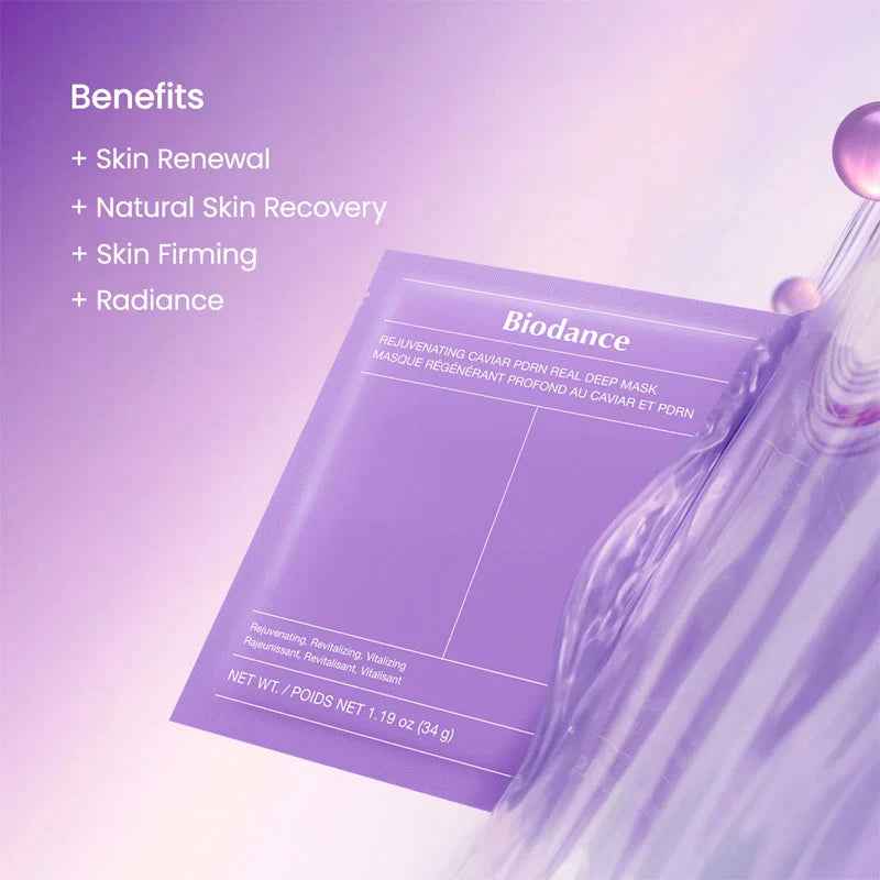 Mascarilla Rejuvenecedora de Caviar y PDRN Biodance