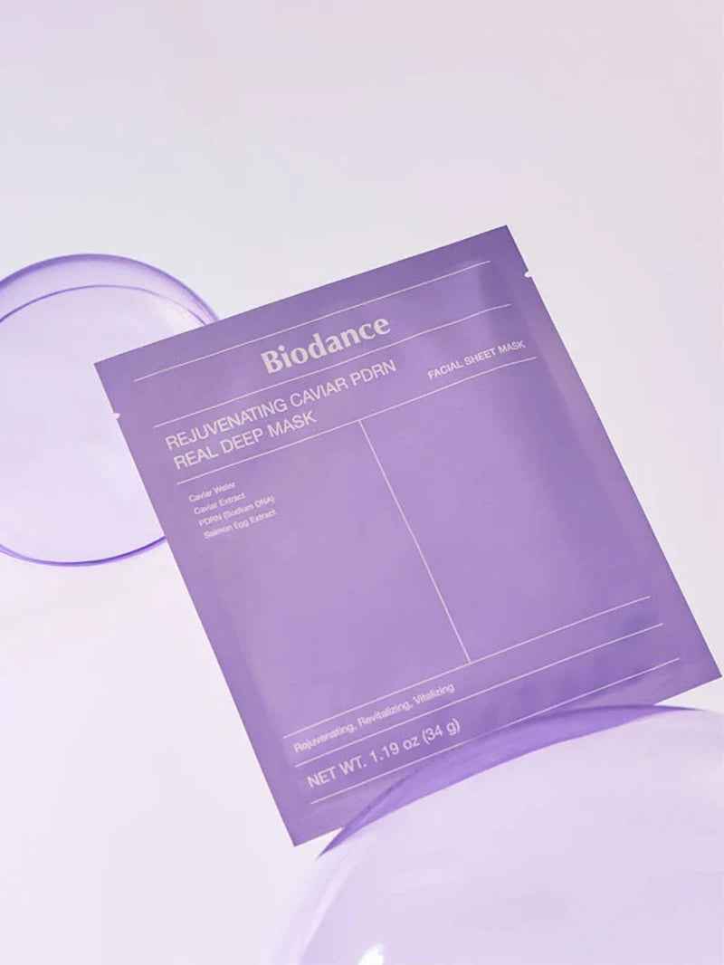 Mascarilla Rejuvenecedora de Caviar y PDRN Biodance