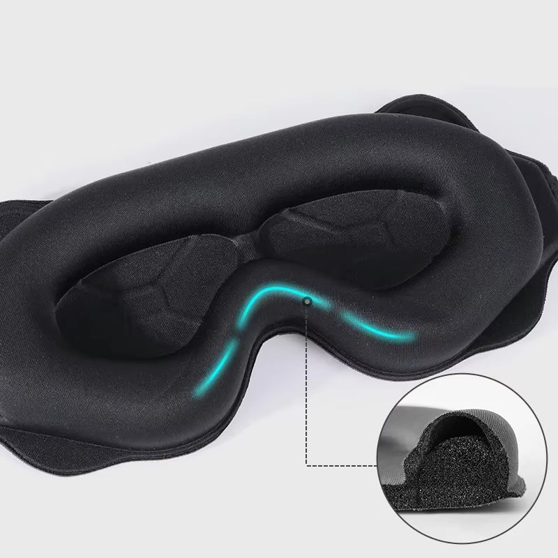 Antifaz de Dormir 3D banda elástica ajustable