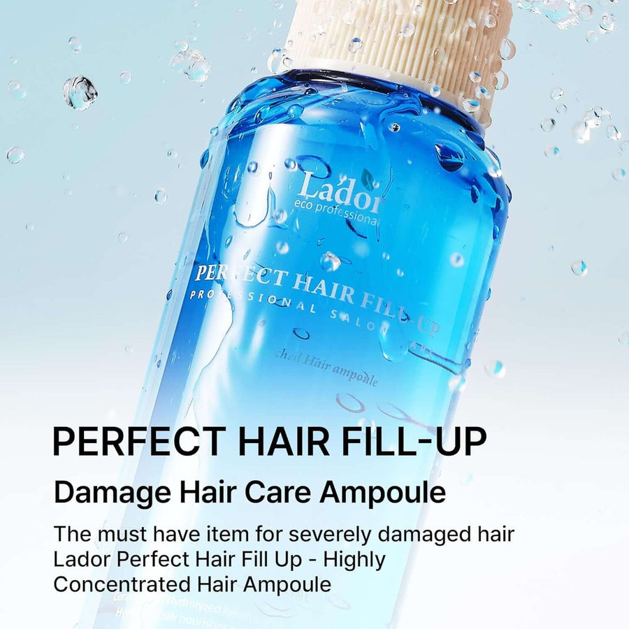 Tratamiento capilar de queratina Lador Perfect Hair Fill-Up ampolla individual de 13 ml.