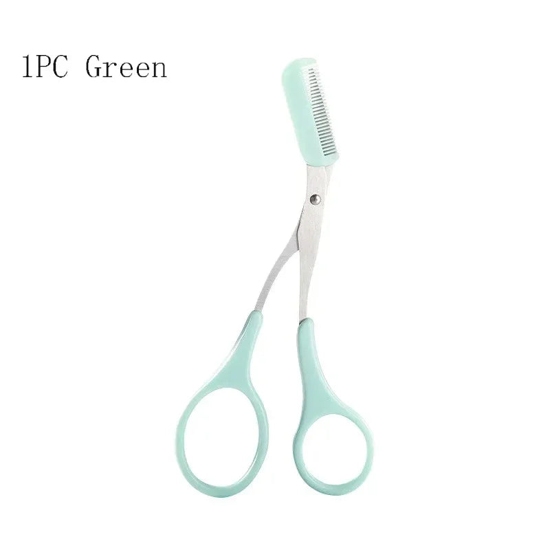 Tijeras para Cejas con Peine contenido completo del set