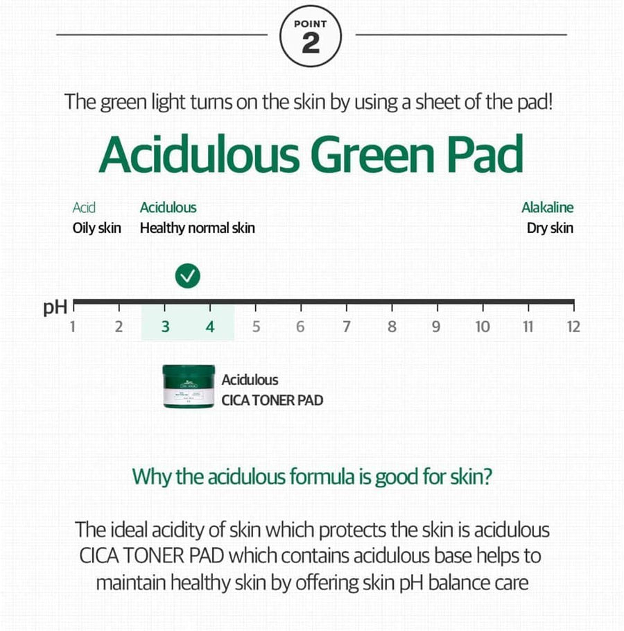 Almohadillas Tónicas Cica Mild VT Cosmetics rutina de cuidado facial diario.