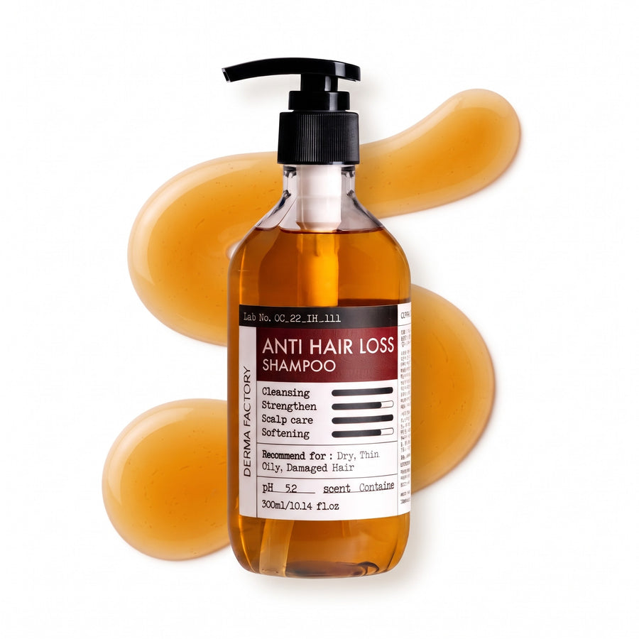 Champú Derma Factory envase frontal de 300 ml