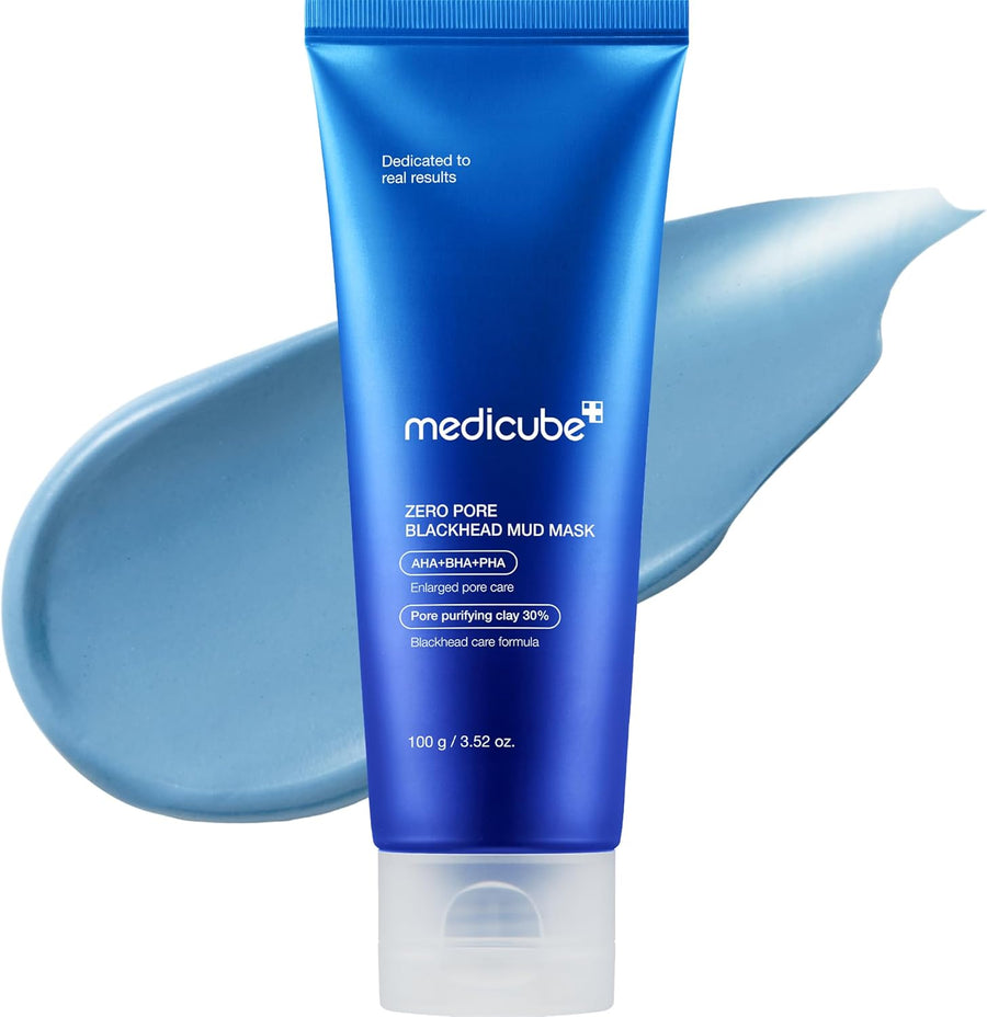 Medicube Zero Pore Blackhead Mud Mask envase frontal del bote