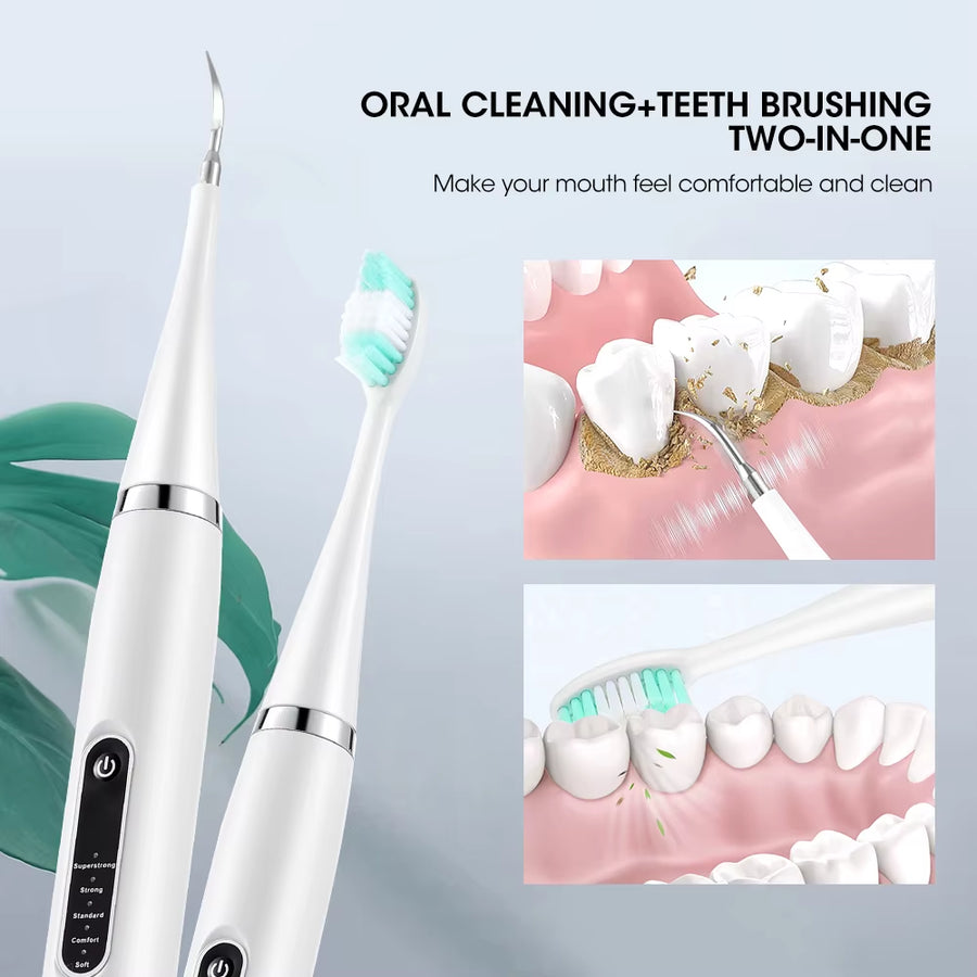 Limpiador Dental Eléctrico batería y carga USB tipo C