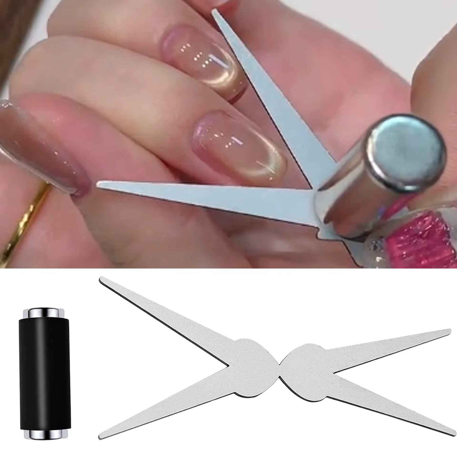 Set de Imanes para Nail Art IFANYUO aplicación sobre esmalte en gel.