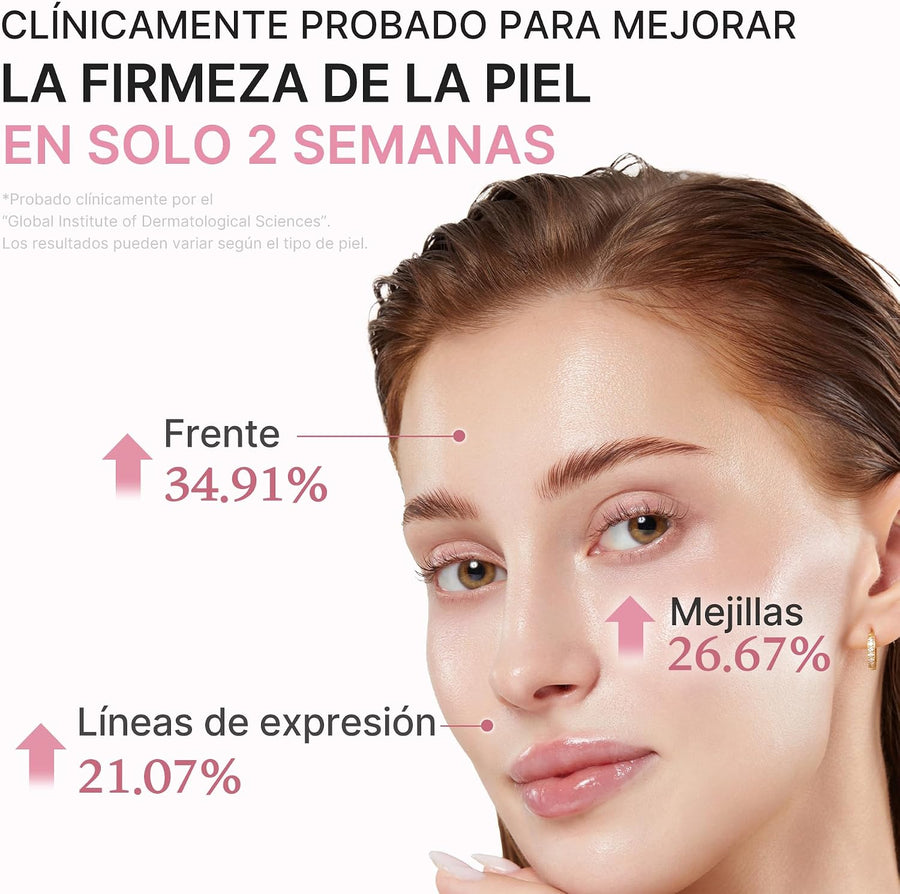 Medicube PDRN Pink Peptide Serum with Salmon DNA ingredientes clave destacados.