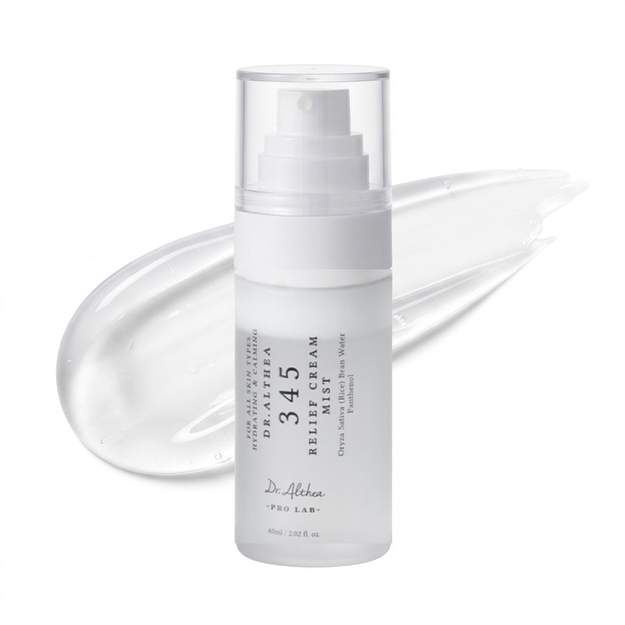 Kit Confort Dr.Althea: bruma 345 Relief Cream Mist de 60 ml con su textura cremosa
