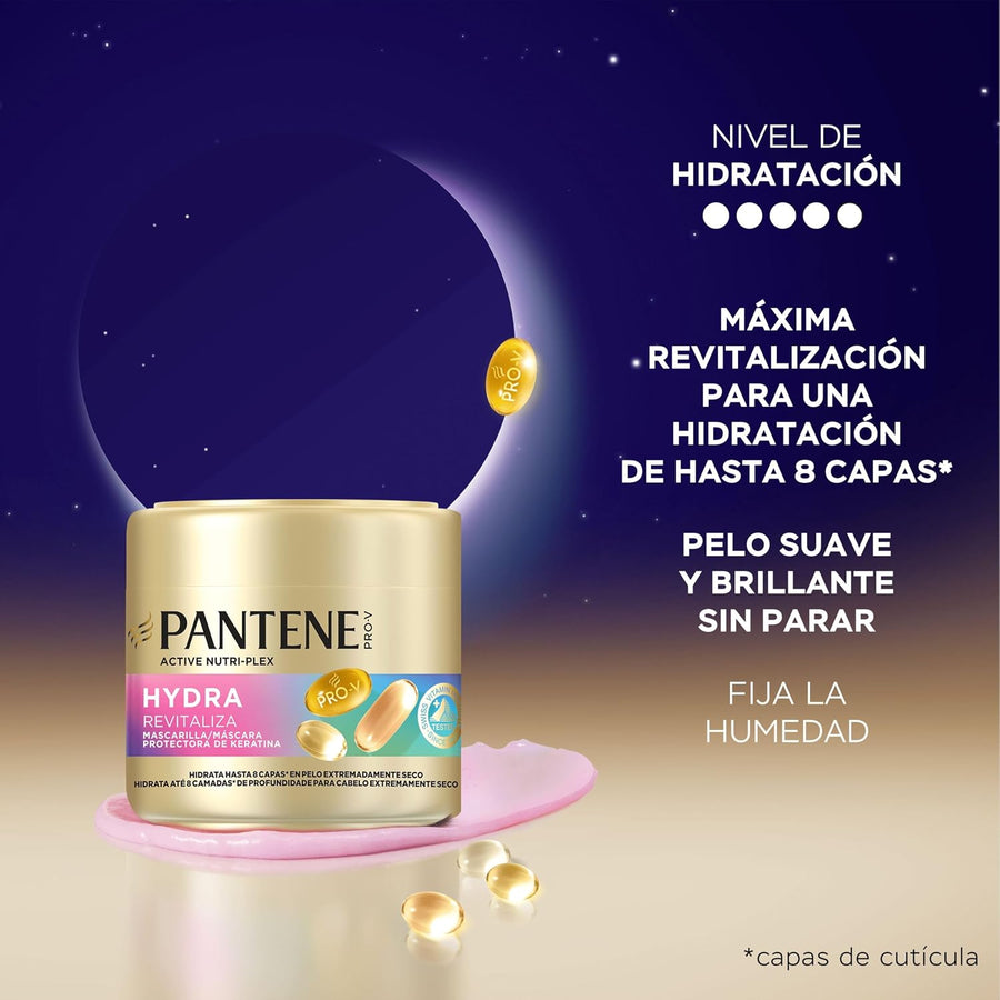 Pantene Pro V Hydra Revitaliza aplicación en el cabello