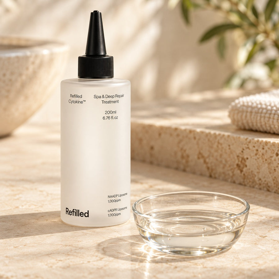 Mascarilla Capilar Refilled Cytokine Spa textura del producto