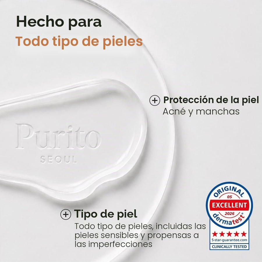 Gel Crema Calmante de Avena Purito presentación completa del producto.
