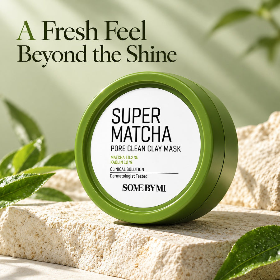 Mascarilla Super Matcha Some By Mi - con su caja de cartón
