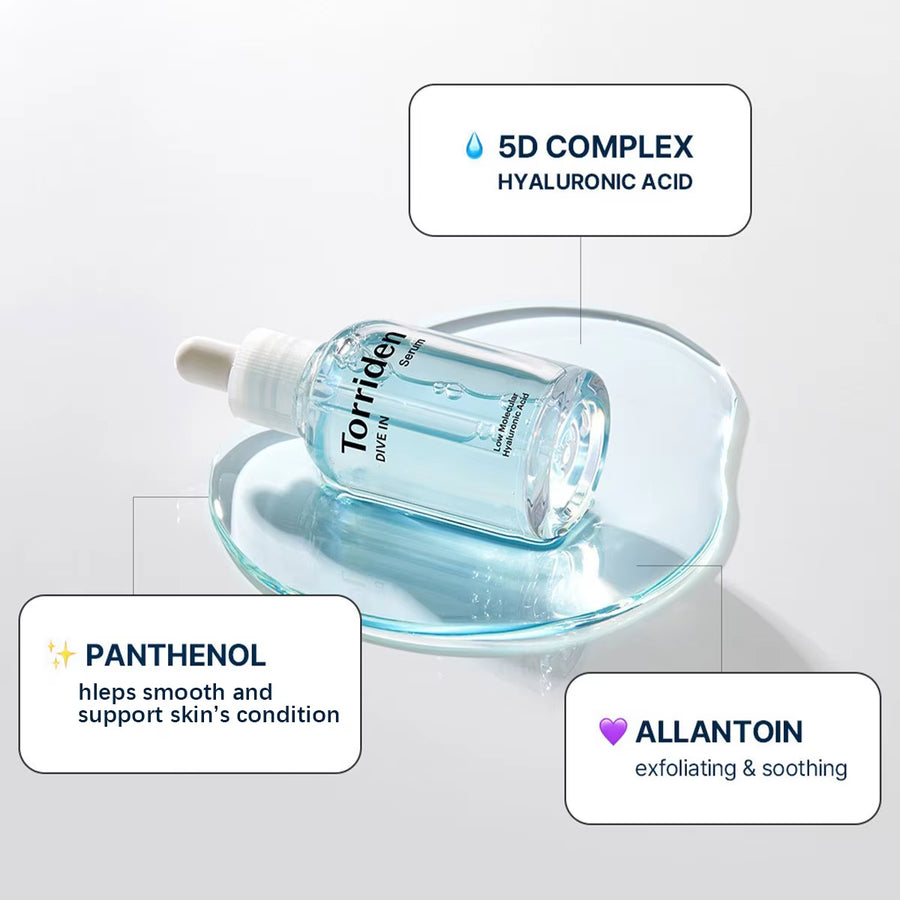 DIVE-IN Sérum De Ácido Hialurónico 50Ml presentación completa del producto