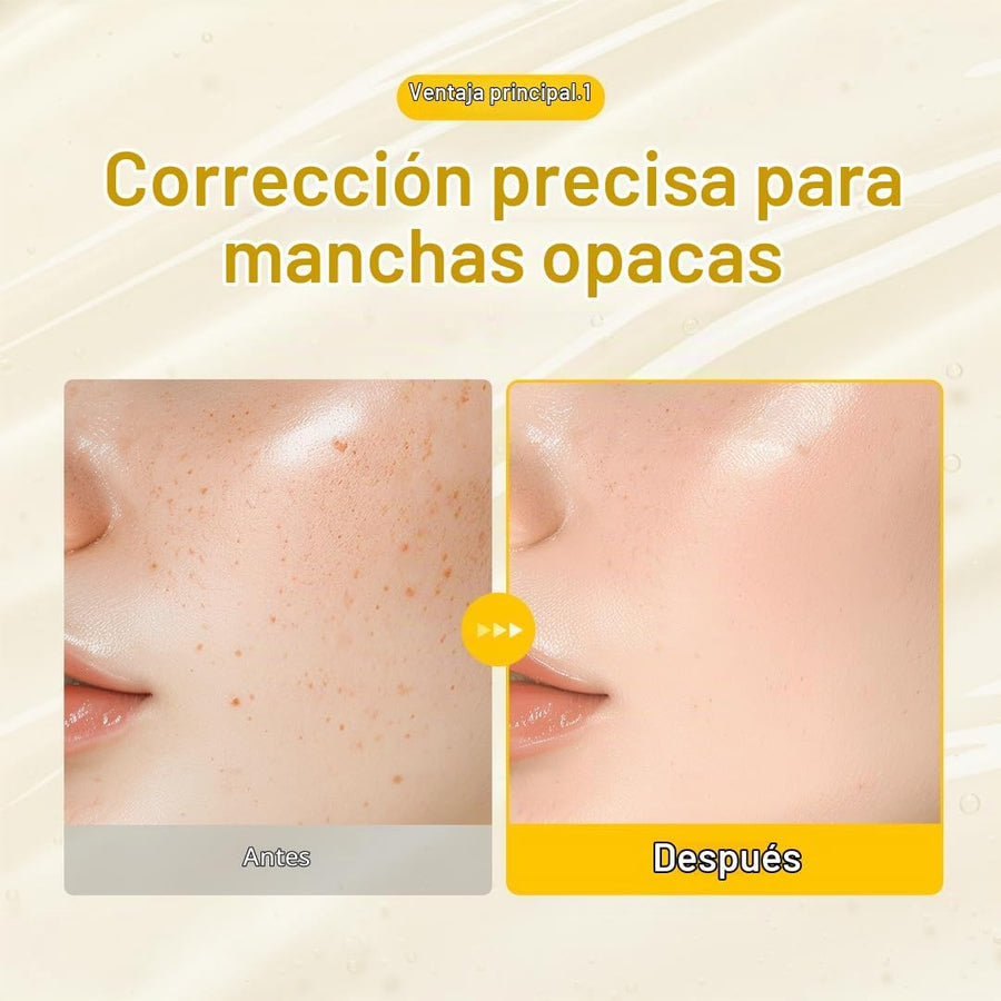 Sérum de Vitamina C Pura Purito detalle del gotero y el envase.