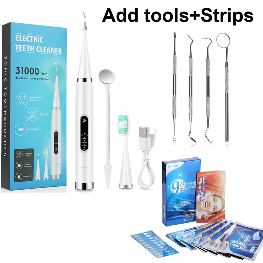 Limpiador Dental Eléctrico manual de usuario incluido