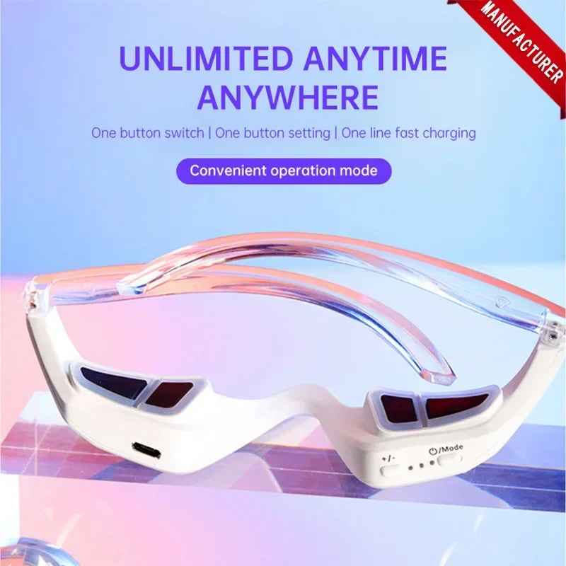 EMS Red Light Eye Massager 3D con 3 Niveles de Intensidad