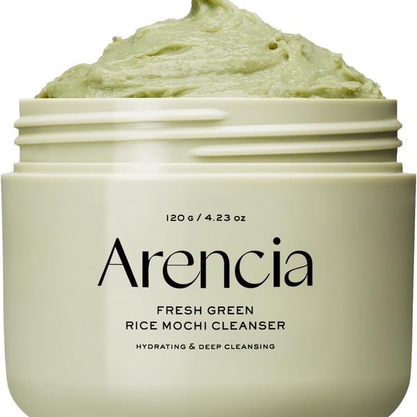 Fresh Green Rice Mochi Cleanser Arencia envase de 120 g.