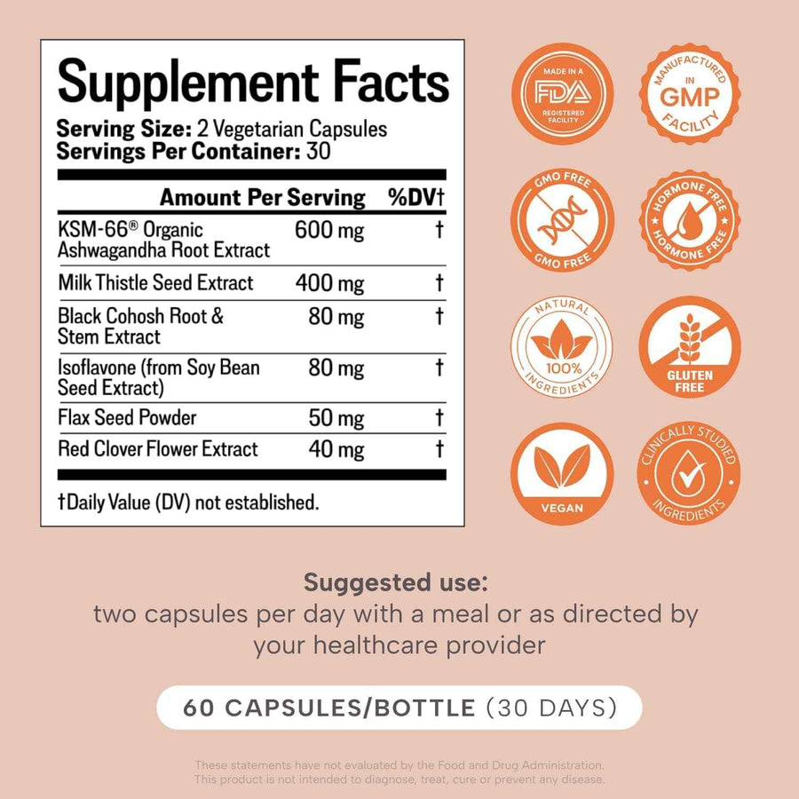 Her Bodhi Meno Menopausia con Ashwagandha 60 Cápsulas