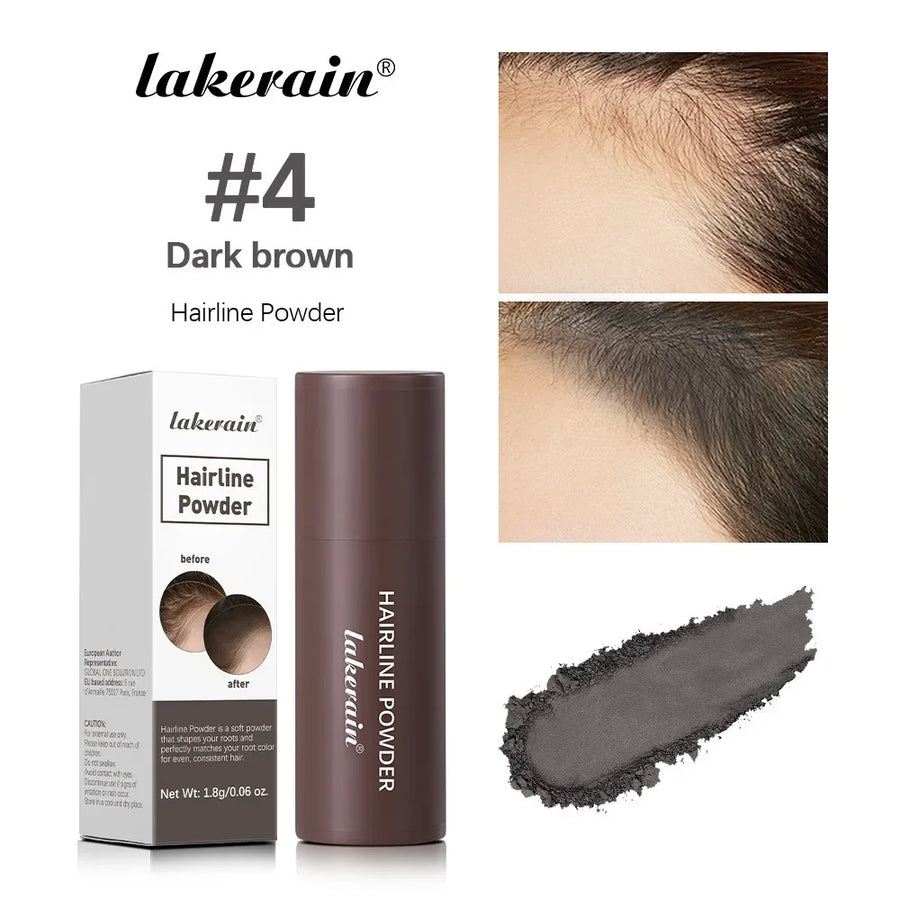 Polvo Corrector de Nacimiento de Cabello Lakerain uso en la zona de la clavícula.