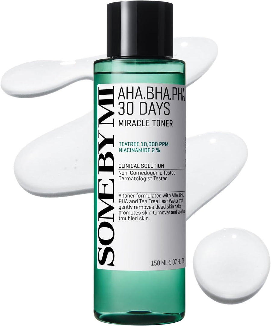 Tónico Exfoliante AHA BHA PHA Some By Mi envase frontal de 150 ml.