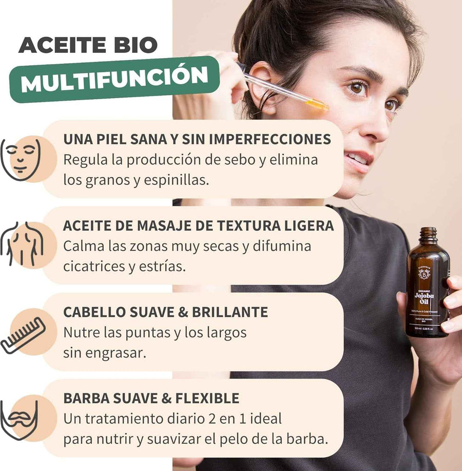 Aceite de Jojoba BIO Bionoble textura del aceite
