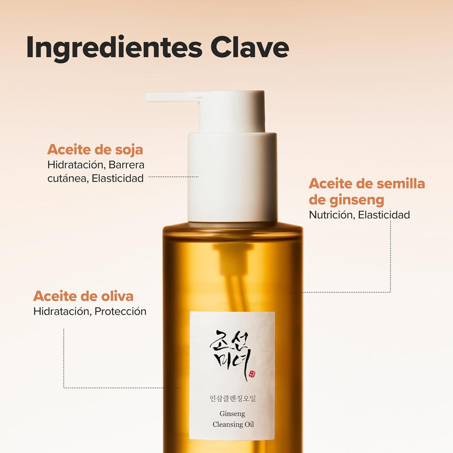 Aceite Limpiador de Ginseng Beauty of Joseon presentación completa del producto.
