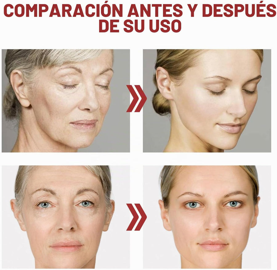 Crema Antiedad con Retinol y Colageno panel de ingredientes