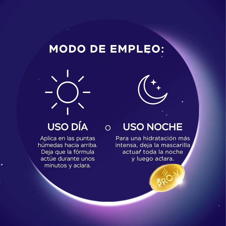 Pantene Pro V Hydra Revitaliza información de uso y modo de empleo