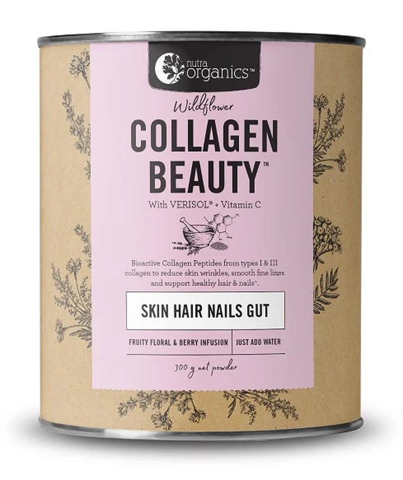 Collagen Beauty Nutra Naturals vista lateral del envase.