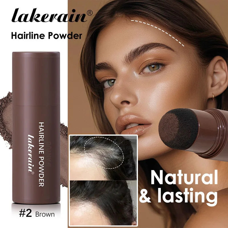 Polvo Corrector de Nacimiento de Cabello Lakerain cabezal de esponja en detalle.