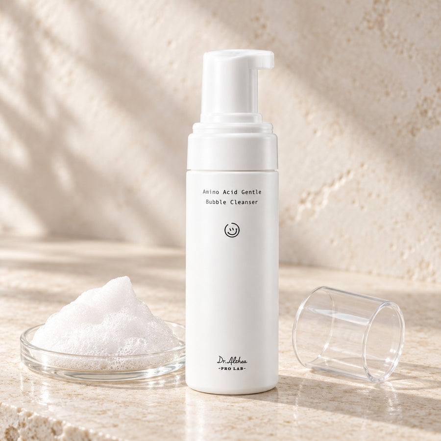 Kit Confort Dr.Althea: limpiador Amino Acid Gentle Bubble Cleanser junto a su espuma