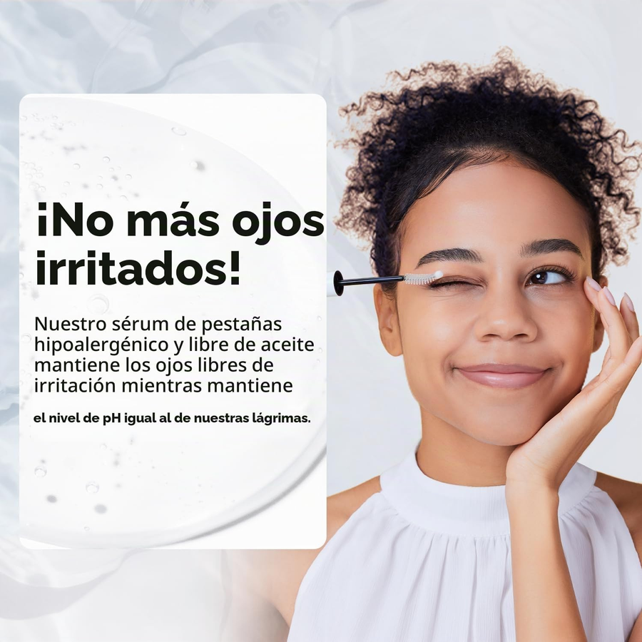Suero de Pestañas Activo Largo COSNORI textura tipo gelatina del sérum.
