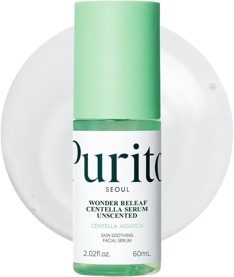 Sérum de Centella Sin Perfume Purito envase frontal de 60 ml.