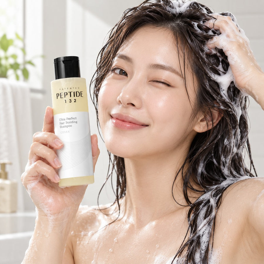 Champú COSRX Peptide-132 uso sobre el cabello